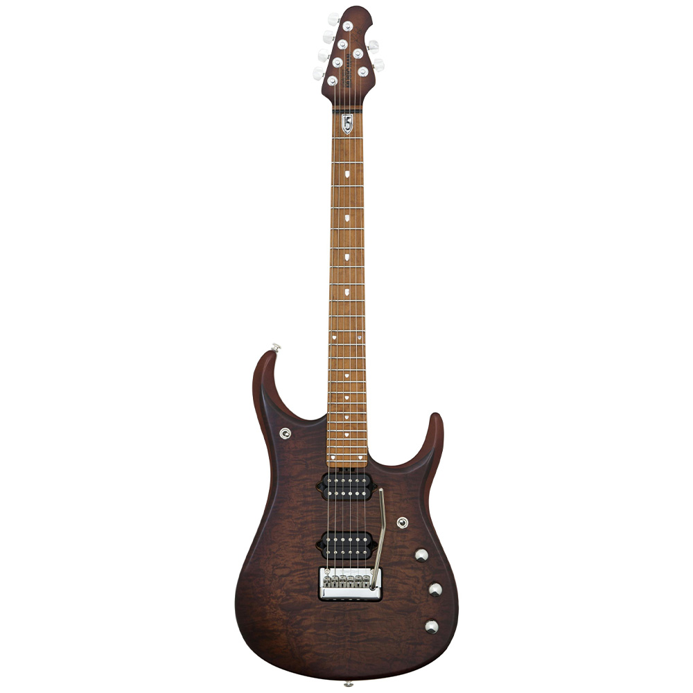 Music Man JP15 Piezo Akçaağaç Klavye Sahara Burst Quilt Elektro Gitar